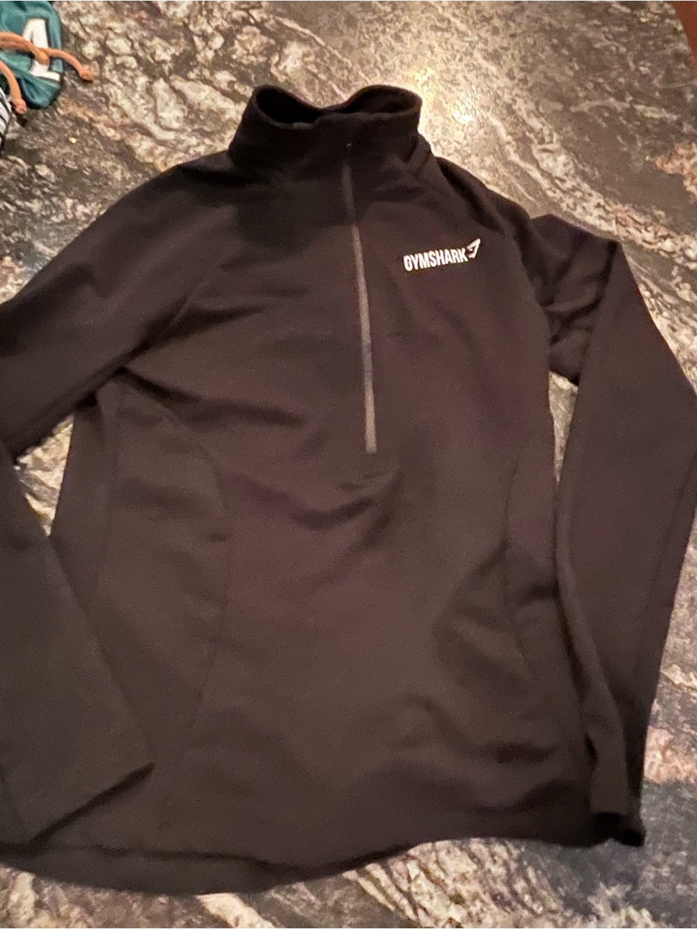 Gymshark Women's Black Quarter-Zip Pullover